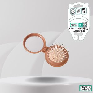 Cepillo plegable con espejo | Pack 12 unidades