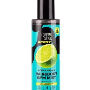 Bruma de gimnasio para cabello y cuerpo